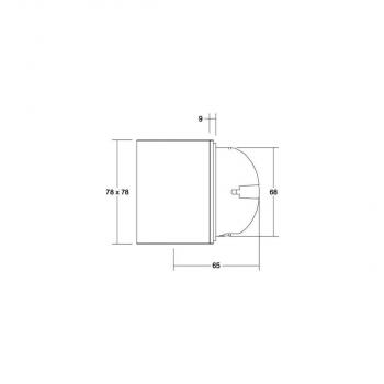 Brumberg WALL KIT68 LED-Wandeinbauleuchte, für Gerätedosen, 35.0 lm, 3000 K, Weiß (10159073)