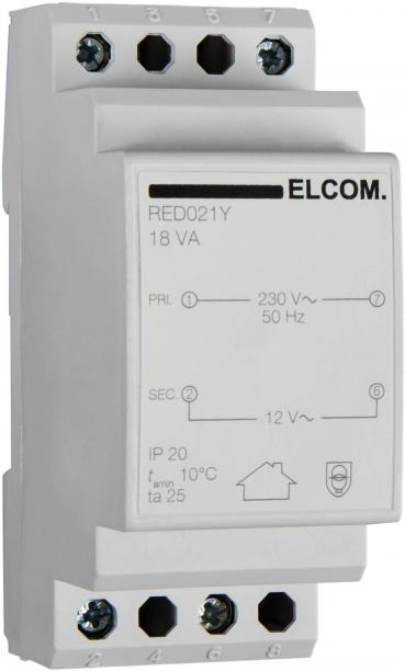 Elcom ASZ-1 EM Audio-Türstation, 1 Teilnehmer, UP/AP, edelstahl, mit 1+n