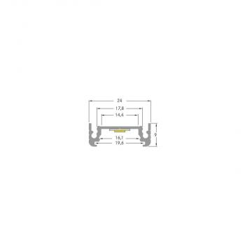 Brumberg P04-14 Anbauprofil alu eloxiert (53602260)