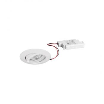 ARDEBO.de Brumberg BB13 LED-Einbaustrahlerset dim2warm Phasenabschnitt dimmbar, 6W, 460lm, 1800-3000K, weiß (39373073)