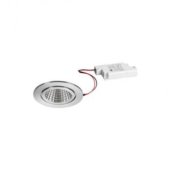 ARDEBO.de Brumberg BB15 LED-Einbaudownlightset V4A IP54 Phasenabschnitt dimmbar, 6W, 680lm, 3000K, edelstahl (39375423)