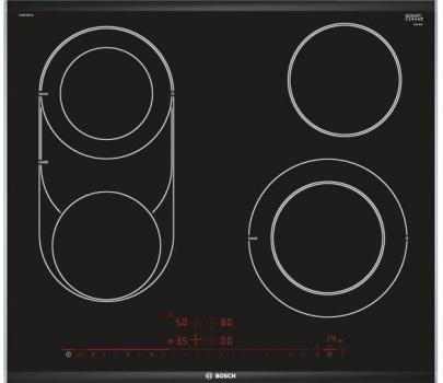 ARDEBO.de Bosch PKM675DP1D Serie 8 Glaskeramik Kochfeld, Glaskeramik, 60 cm breit, Alurahmen, DirectSelect Premium, CombiZone