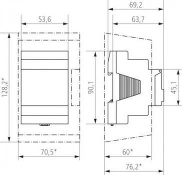 Jahresschaltuhr Theben TR 648 Top2 RC-DCF KNX (6489210)