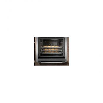 Neff B3ACE2AG0 N50 EEK: A Einbaubackofen, 60 cm breit, 71 L, 3D Heißluft, Grillfunktion, LCD Display, 7 Heizarten, Graphite-Grey