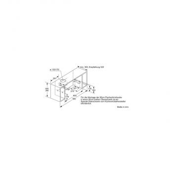 Neff D49ED22X1 N50 EEK: A Flachschirmhaube, 90cm breit, Ab-/Umluft, Efficient Silent Drive Motor, silbermetallic