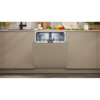 Neff S257YAX03E N 70 Vollintegrierter Geschirrspüler, 60 cm breit, 13 Maßgedecke, TimeLight, Zeolith, Chef 70°C, AquaStop