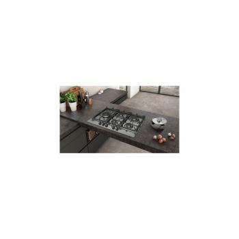 Neff T27DS79N0 N 70 Autarkes Gas-Kochfeld, 75 cm breit, Wokbrenner, Flame Select, Schaltknebel, Edelstahl