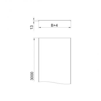 OBO Bettermann DRLU 100 FS Deckel, ungelocht (6052103)