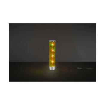 Reality Rico Tischleuchte LED Chrom, 1-flammig, Fernbedienung, Farbwechsler, 1,5W, 50lm, 3000K (R52811001)