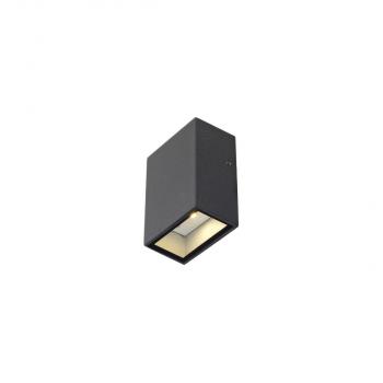 ARDEBO.de SLV QUAD Wandleuchte, LED, 3000K, IP44, eckig, anthrazit (232465)