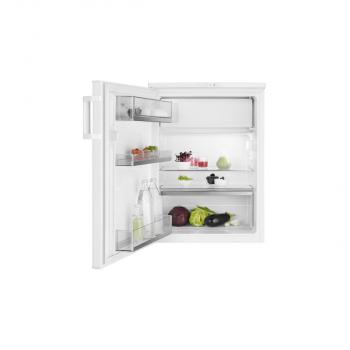 AEG RTS813ECAW Tischkühlschrank mit Gefrierfach, 60cm breit, 130L, vollautomatisches Abtauen im Kühlraum, Dynamische Umluftkühlung, weiß