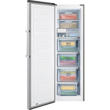 Amica GSN 328 150 E Gefrierschrank, 186 cm Höhe, NoFrost, 274 l, Edelstahloptik