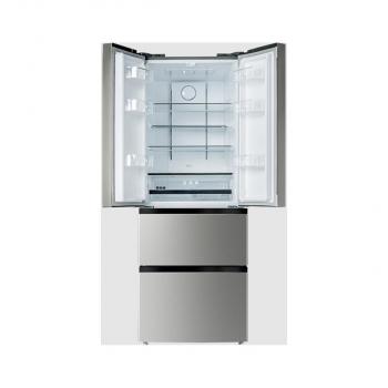 Amica KGCN 388 180 E French Door Kühl-Gefrierkombination, 65,4cm breit, 357 L, AirSystem, NoFrost, Edelstahloptik