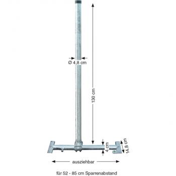 Astro SDH 1300 Sparrenabstand 500-900/Mastlänge 1300mm (370131)