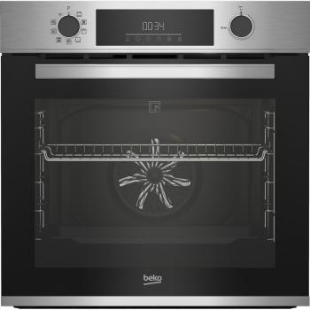 ARDEBO.de Beko BBIE12300XFP EEK: A Einbaubackofen, 60 cm breit, 72 L, SteamShine, Teleskop-Auszug, Pyrolyse, edelstahl