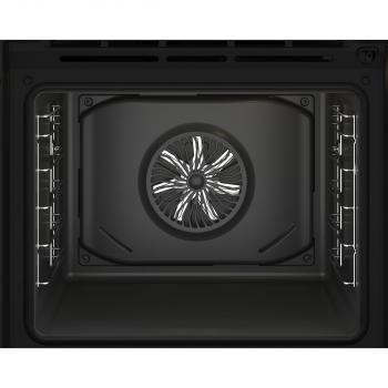 Beko BBIE12300XFP EEK: A Einbaubackofen, 60 cm breit, 72 L, SteamShine, Teleskop-Auszug, Pyrolyse, edelstahl