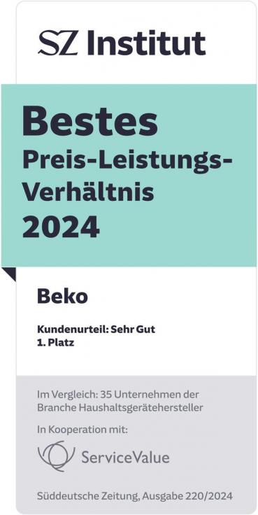 Beko BCSA306E4ZSN Einbau Kühl-Gefrierkombination, Nischenhöhe 194 cm, 298 L, Schlepptürtechnik, 0 Grad Zone, LED Illumination, weiß