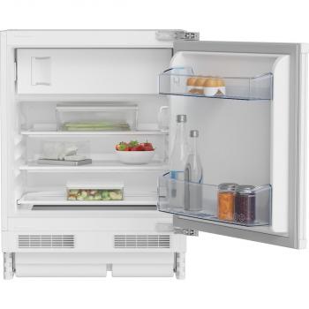 Beko BU1154N Unterbau Kühlschrank mit Gefrierfach, Nischenhöhe 82 cm, 107 L, Festtürtechnik, LED Illumination, weiß