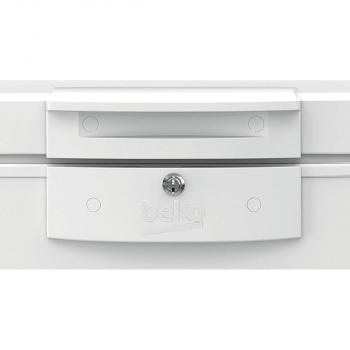 Beko HSM46740 Stand Gefriertruhe, 155,5 cm breit, 451 L, LED Illumination, Türschloss, weiß