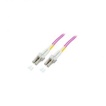 ARDEBO.de EFB-Elektronik LWL Patchkabel Duplex Jumper LC-LC 50/125µ, OM4, LSZH, erika violett, 2.0mm, 10m (O0319.10)