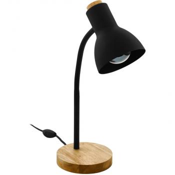 ARDEBO.de Eglo VERADAL Tischlampe, 40W, E27, schwarz (98831)