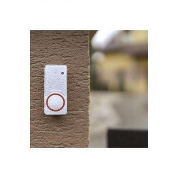 EMOS WIRELESS DOORCHIME AC P5750.2R Drahtlose Türklingel mit zwei Empfängern, weiß-rot