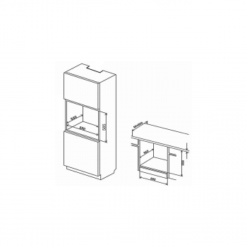 Exquisit EBE 657-2 U Einbaubackofen, 60 cm breit, 59 Liter, Grill, Umluft, Timer, inox