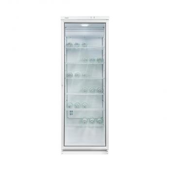 ARDEBO.de Exquisit GKS350-1-GT-280D Glastür-Kühlschrank, 60 cm breit, 320l, weiß