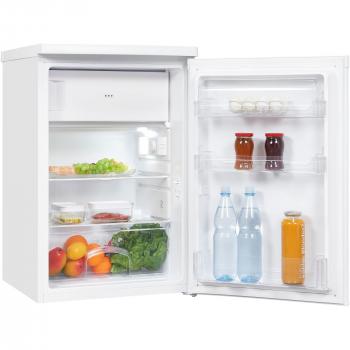 Exquisit KS16-4-E-040E Kühlschrank, 55cm breit, 109 L, LED-Beleuchtung, weiß