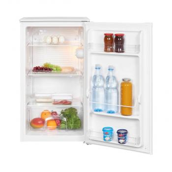 Exquisit KS116-V-041E Standkühlschrank, 48 cm breit, 88L, Gemüseschublade, Temperatureinstellung, weiß (PV)