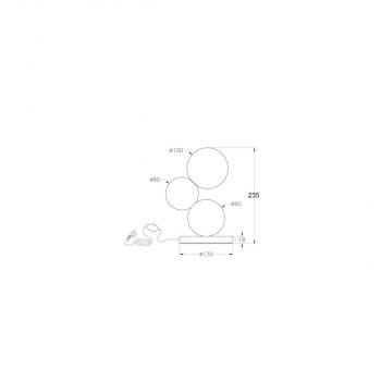 Fabas Luce Micky Tischleuchte, LED, G9, 3W (3754-30-366)