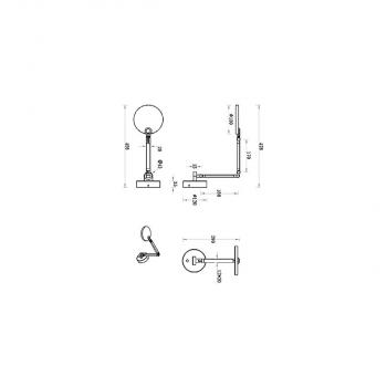 Fabas Luce Regina Wandleuchte, LED, Aluminium (3551-21-212)