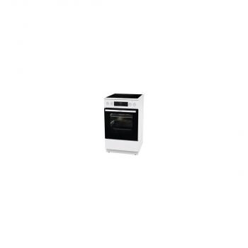 Gorenje GECS5C60WPA Stand-Elektroherd, 50cm breit, 70L, AquaClean, AirFry, ExtraSteam, weiß