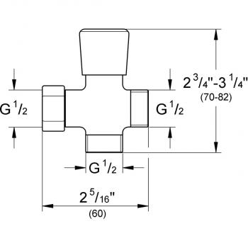 GROHE Relexa 3-Wege-Umstellung, chrom (28036000)