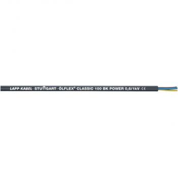 ARDEBO.de Lapp ÖLFLEX CLASSIC 100 BK 0,6/1 KV 3G2,5 Anschluss- und Steuerleitung, 2,5 mm², schwarz, 100m (1120469/100)