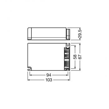 LEDVANCE Optotronic Intelligent Dali 25/220-240/700 LT2, Dimmer LED-Vorschaltgerät (4052899488144)