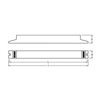 LEDVANCE Quicktronic Intelligent QTI DALI 2x21/39 DIM Vorschaltgerät