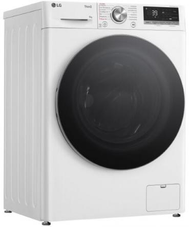 LG F4WR7091 9kg Frontlader Waschmaschine, 60 cm breit, 1400 U/Min, AquaStop, Steam Funktion, ThinQ (WLAN), Kindersicherung, AI DD, weiß