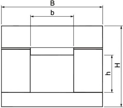 OBO Bettermann BSKD09-K0506 Brandschutzkanal PYROLINE® Con D BSK I90/E30, 50 x 60 mm, 1 m (7215136)