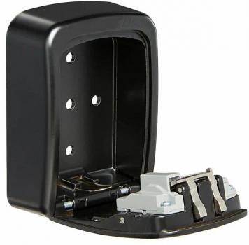 Burg Wächter KEY SAFE 30 SB Schlüsseltresor für Schlüssel bis 9cm Länge, 0,43L, Zinkdruckguss, schwarz (39650)