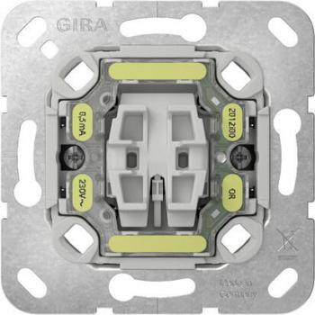 ARDEBO.de Gira 310500 Wipp-Kontrollschalter Einsatz mit Befestigungskrallen, Universal-Aus-Wechselschalter, 10 AX, 250 V, LED