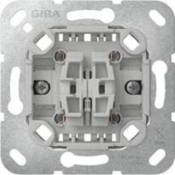 ARDEBO.de Gira 313900 Wippschalter/-taster-Einsatz mit Befestigungskrallen, Wechselschalter, 10AX, 250V