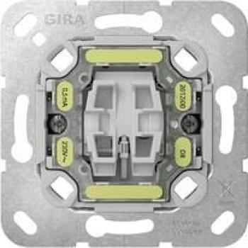 ARDEBO.de Gira 313600 Tast-Kontrollschalter-Einsatz mit Befestigungskrallen, Wechselschalter, 10AX, 250V