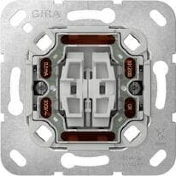 ARDEBO.de Gira 311500 Wipp-Kontrollschalter-Einsatz mit Befestigungskrallen, Serienschalter, 10AX, 250V, LED