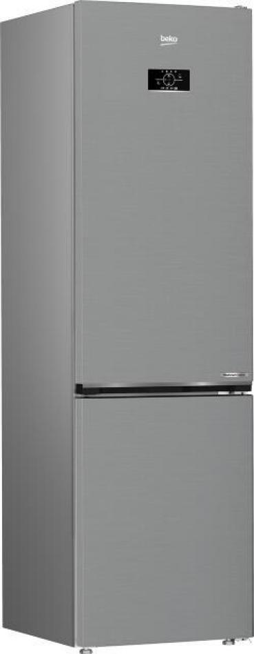 Beko B5RCNE406HXB1 Kühl-Gefrierkombination, 60 cm breit, 355 L, NoFrost, AeroFlow, SmoothFit, 0°C-Zone, Harvest Fresh, Edelstahloptik