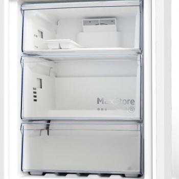 Beko B5RCNE406HXB1 Kühl-Gefrierkombination, 60 cm breit, 355 L, NoFrost, AeroFlow, SmoothFit, 0°C-Zone, Harvest Fresh, Edelstahloptik