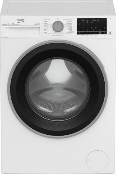 ARDEBO.de Beko B3WFU58415W1 8kg Frontlader Waschmaschine, 60 cm breit, 1400 U/Min, Watersafe, Türanschlag links, Kindersicherung, Bluetooth, Nachlegefunktion, Steam Cure, weiß