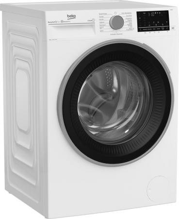 Beko B3WFU58415W1 8kg Frontlader Waschmaschine, 60 cm breit, 1400 U/Min, Watersafe, Türanschlag links, Kindersicherung, Bluetooth, Nachlegefunktion, Steam Cure, weiß