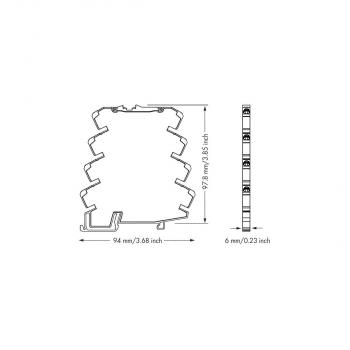 Wago 857-416 Trennverstärker, 24VDC, 2,5mm², Federzuganschluss