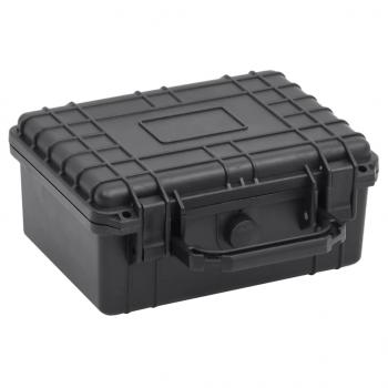 ARDEBO.de - Flugkoffer Tragbar Schwarz 24x19x11 cm PP